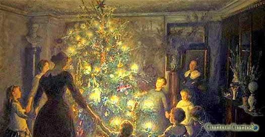 Árvore de Natal antiga