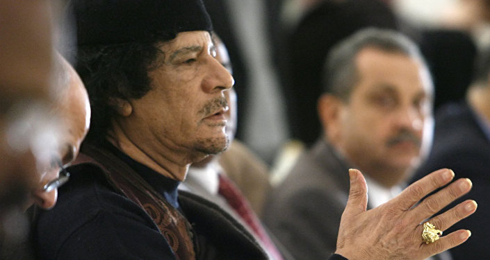 Líder do Povo Socialista Líbia Muammar Gaddafi.  (Arquivo)