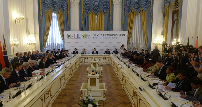 Encontro de parlamentares do BRICS em Moscou