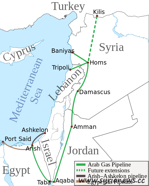 arab rf1 gasoduto Por Síria?