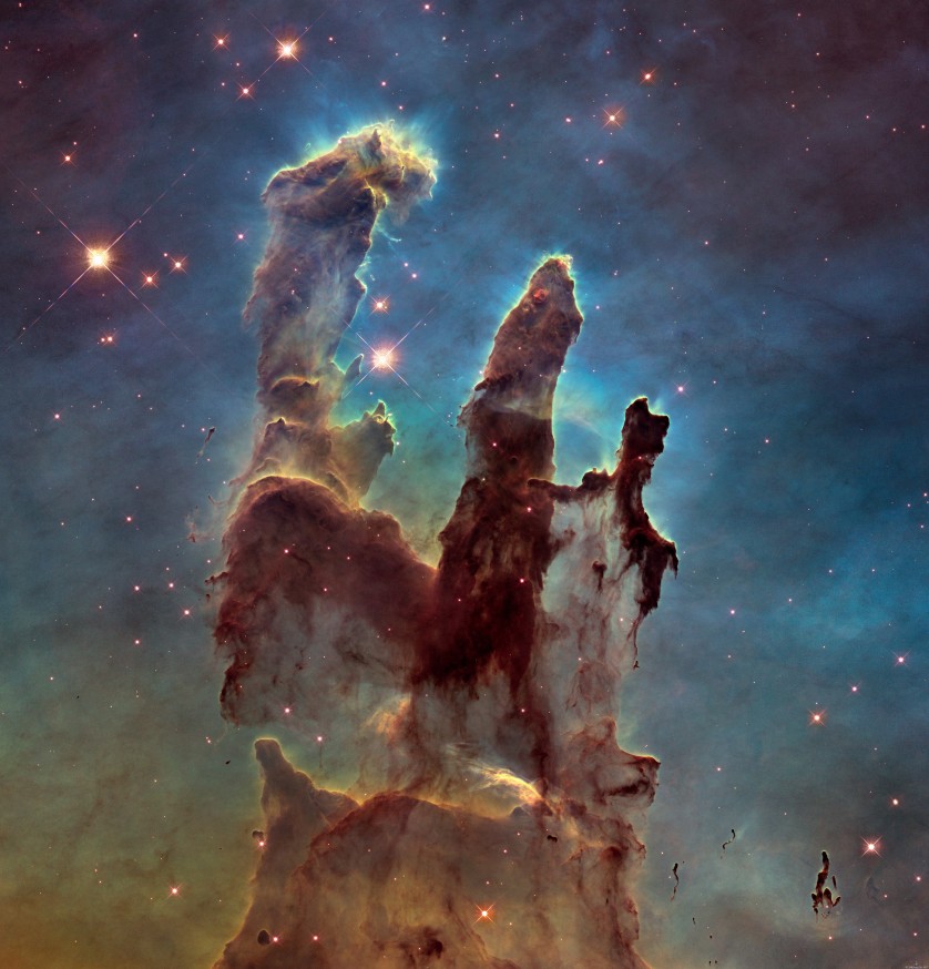 New view of the Pillars of Creation ? visible