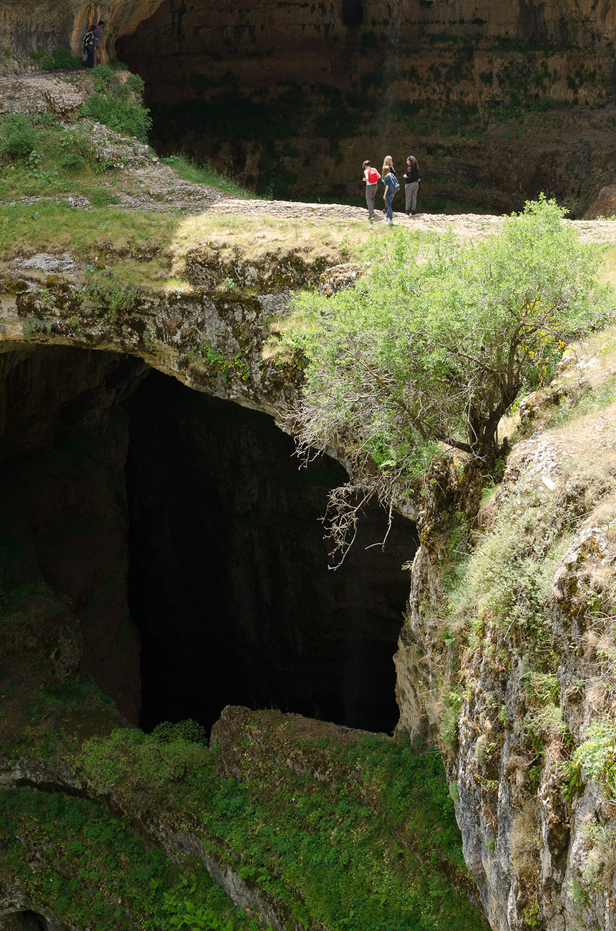 três pontes-cave-baatara-garganta-cachoeira-líbano-2