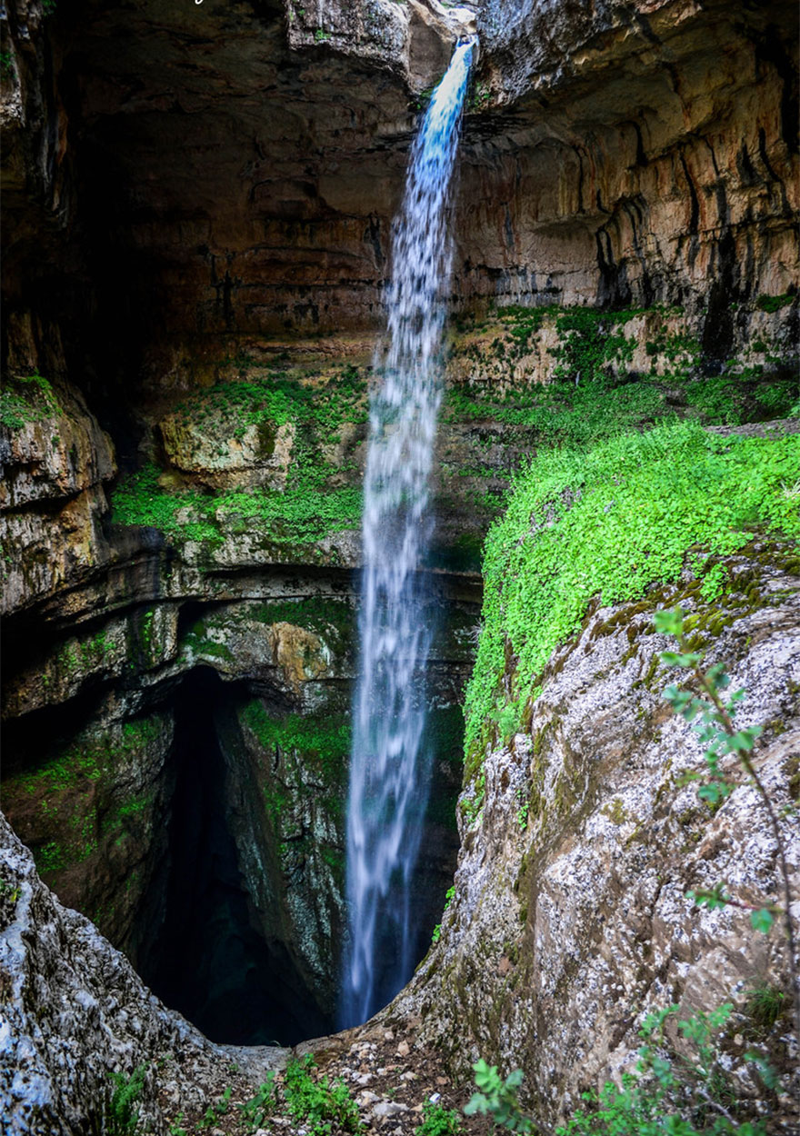 três pontes-cave-baatara-garganta-cachoeira-líbano-9